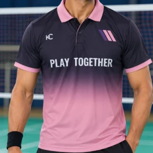 Pink Pulse Polo Sports T-Shirt