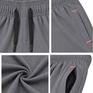 Men's NS Lycra Sports Shorts - Gray Hover Image