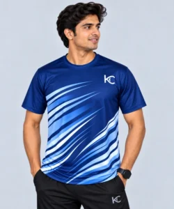 SwiftFlow navy-blue Sports Tshirt